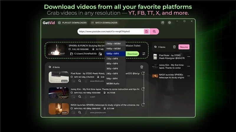All Video Downloader - GetVid screenshot 4