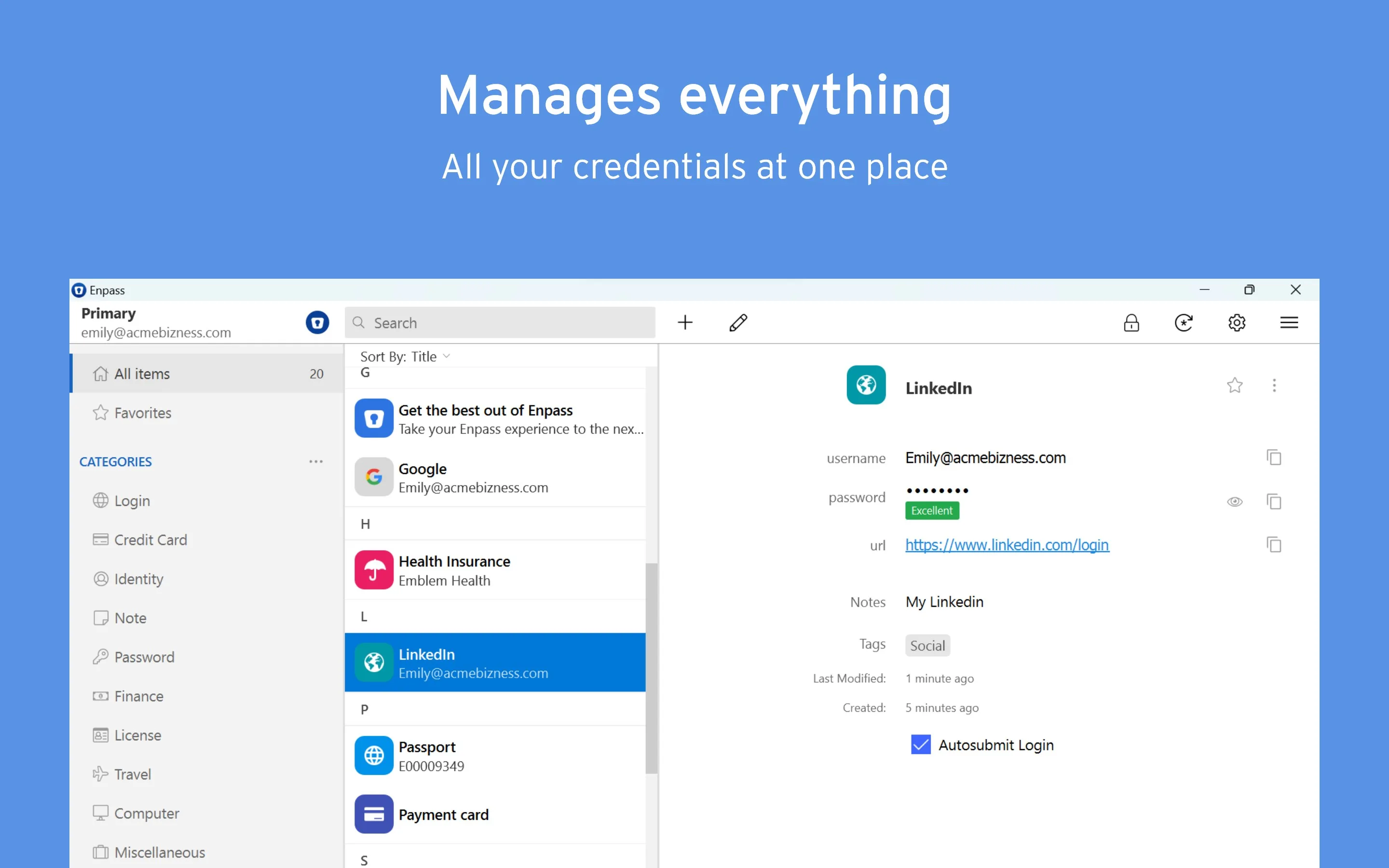 Enpass Password Manager screenshot 5