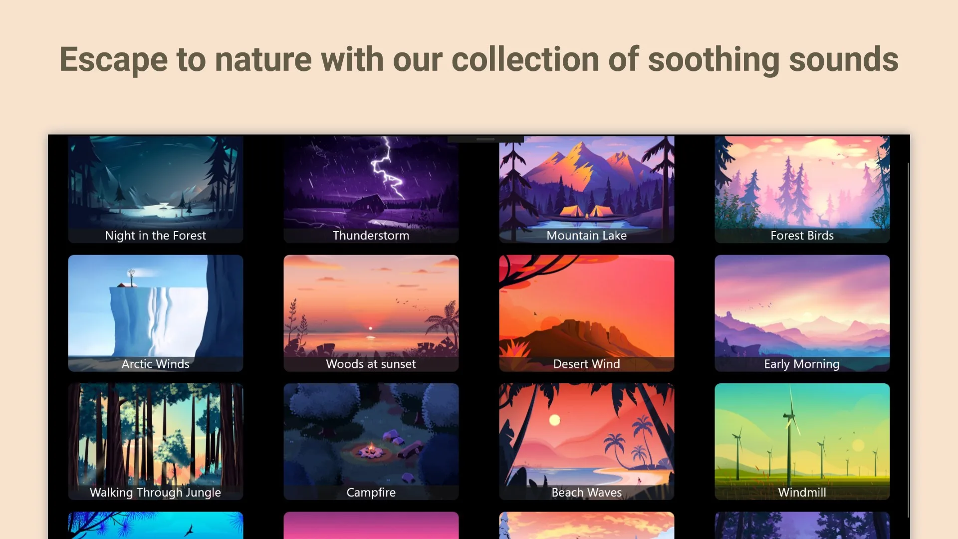 Calm Nature Sounds screenshot 3