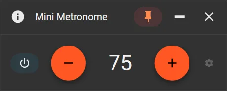 Mini Metronome screenshot 2