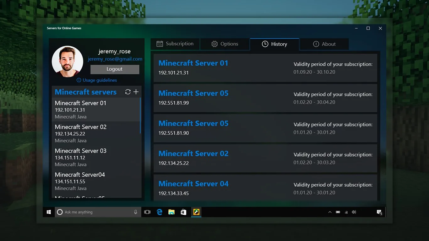 Servers for Online Games screenshot 4