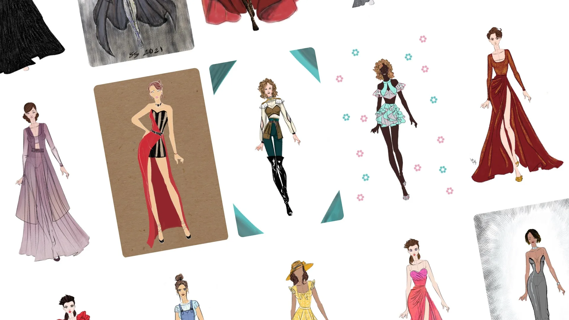 Fashion Design Sketches - Illustrator & Sketchbook screenshot 4