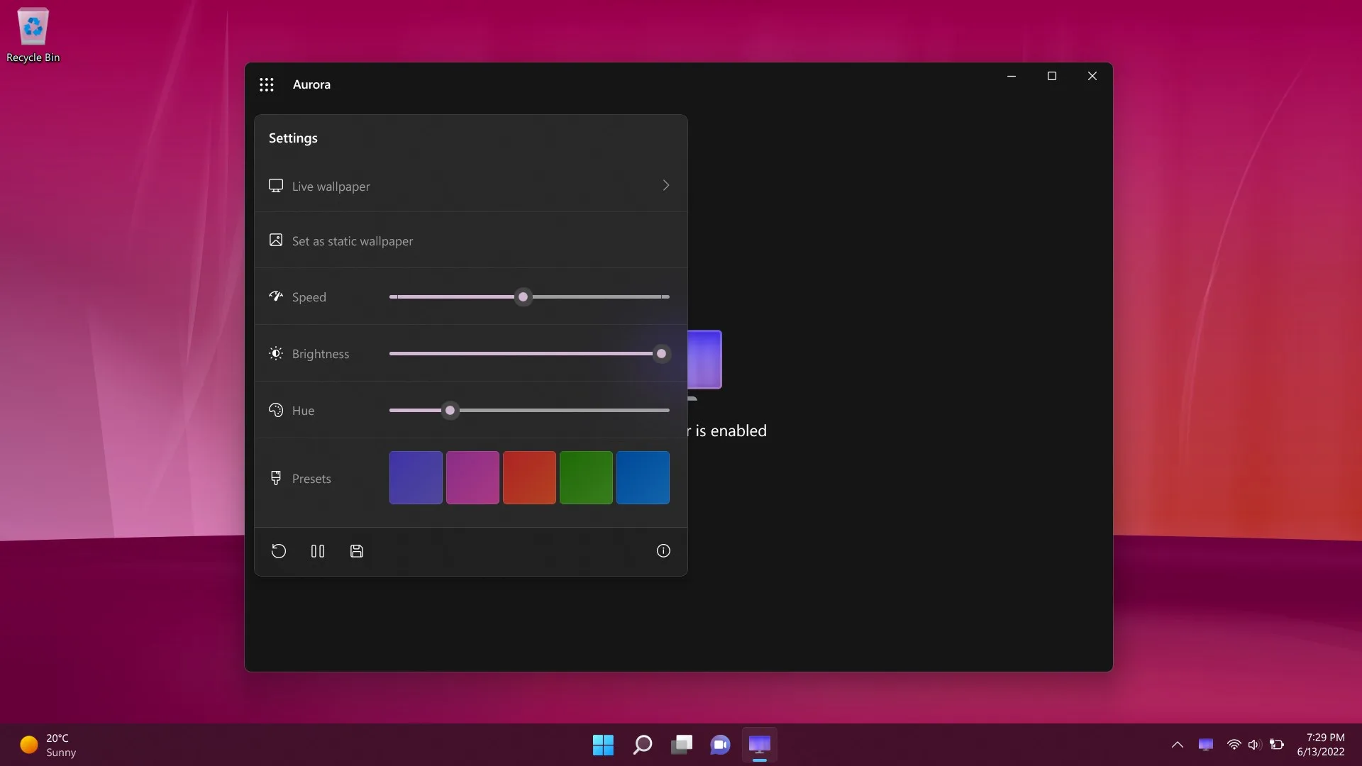 Aurora Wallpaper screenshot 3