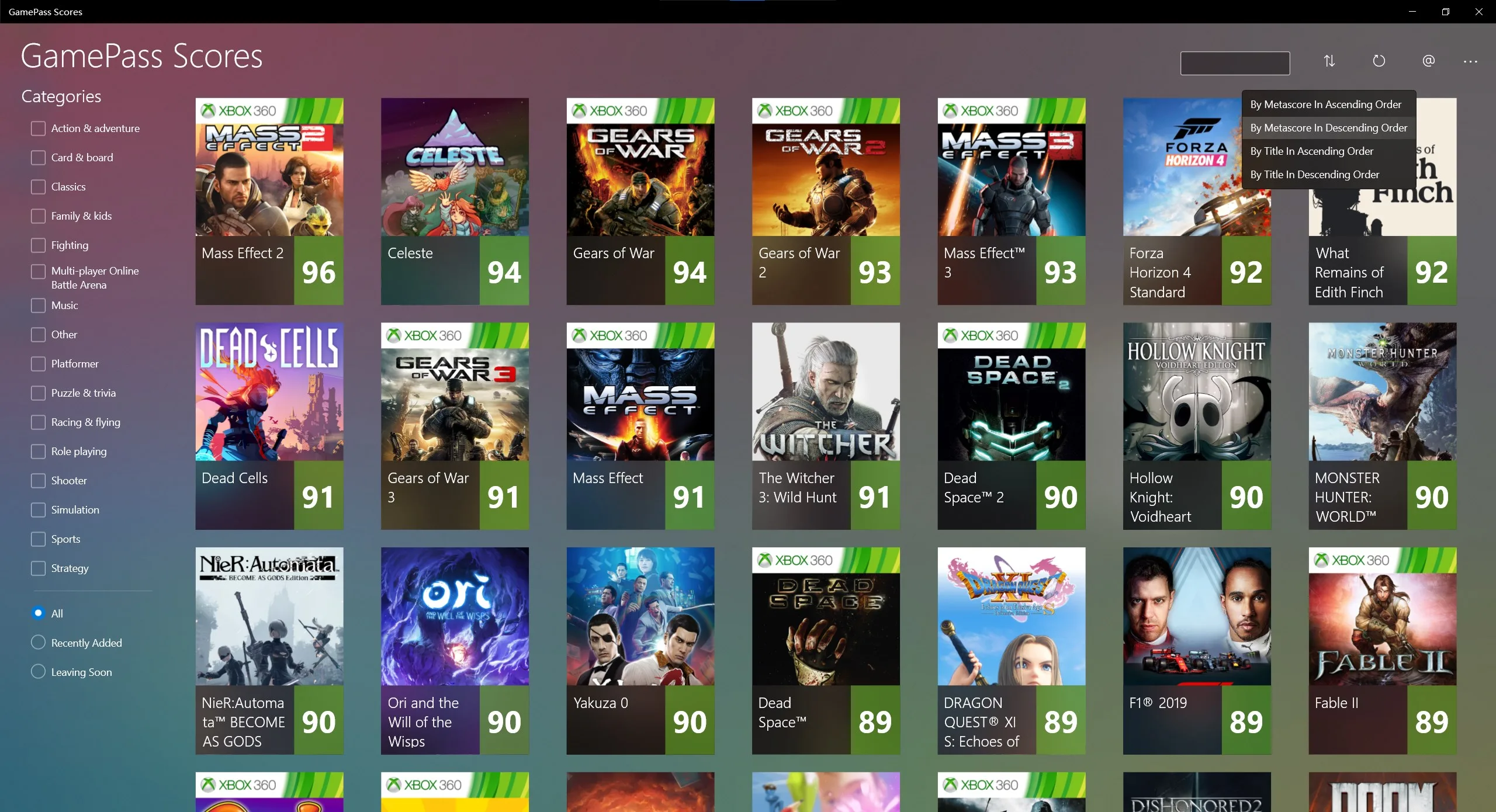 GamePass Scores screenshot 4
