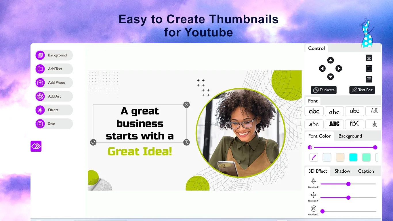 Thumbnail Maker & Channel Art Maker screenshot 1