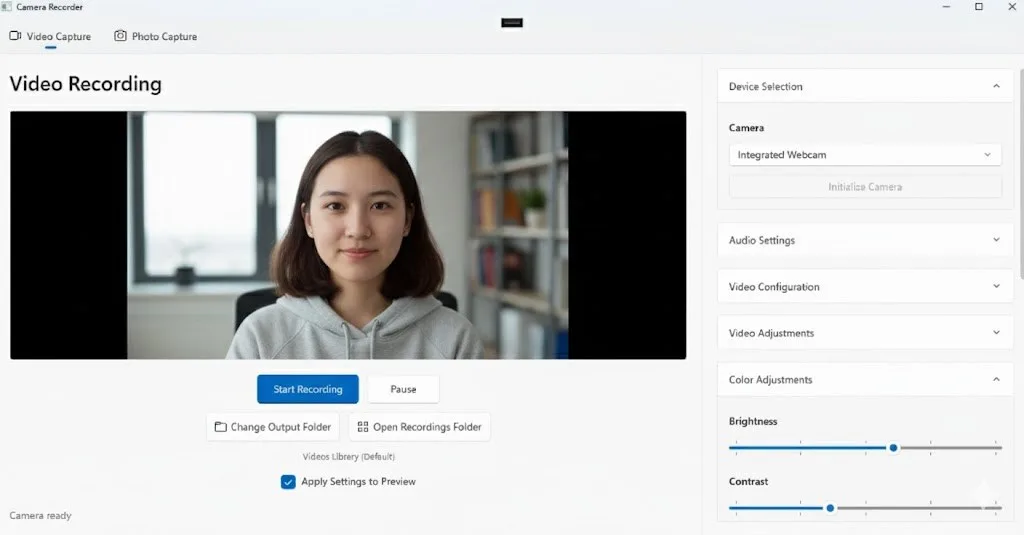 Camera Webcam - Screen Recorder screenshot 1