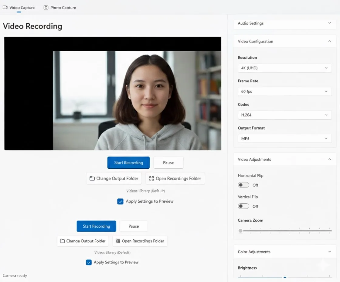 Camera Webcam - Screen Recorder screenshot 2