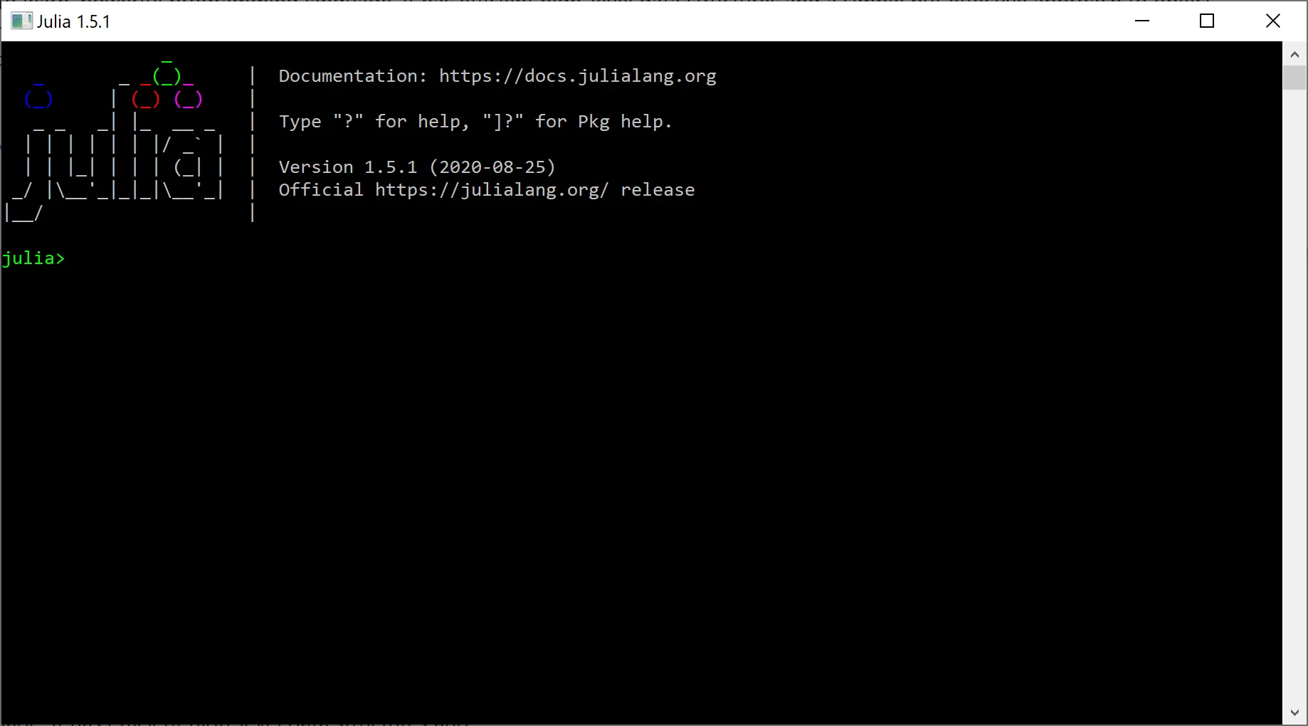 Julia screenshot 1