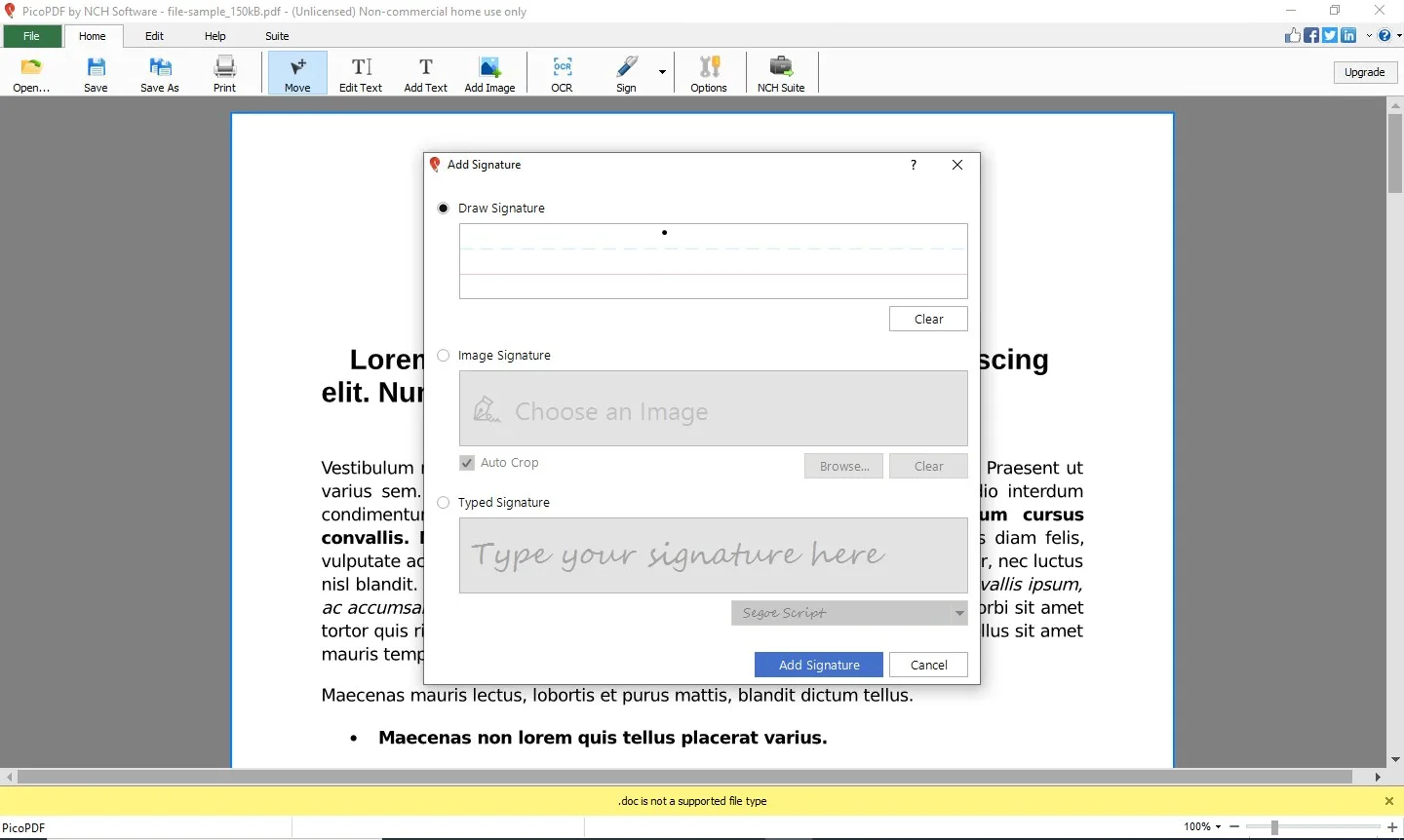 PicoPDF PDF Editing Software Express Edition screenshot 2