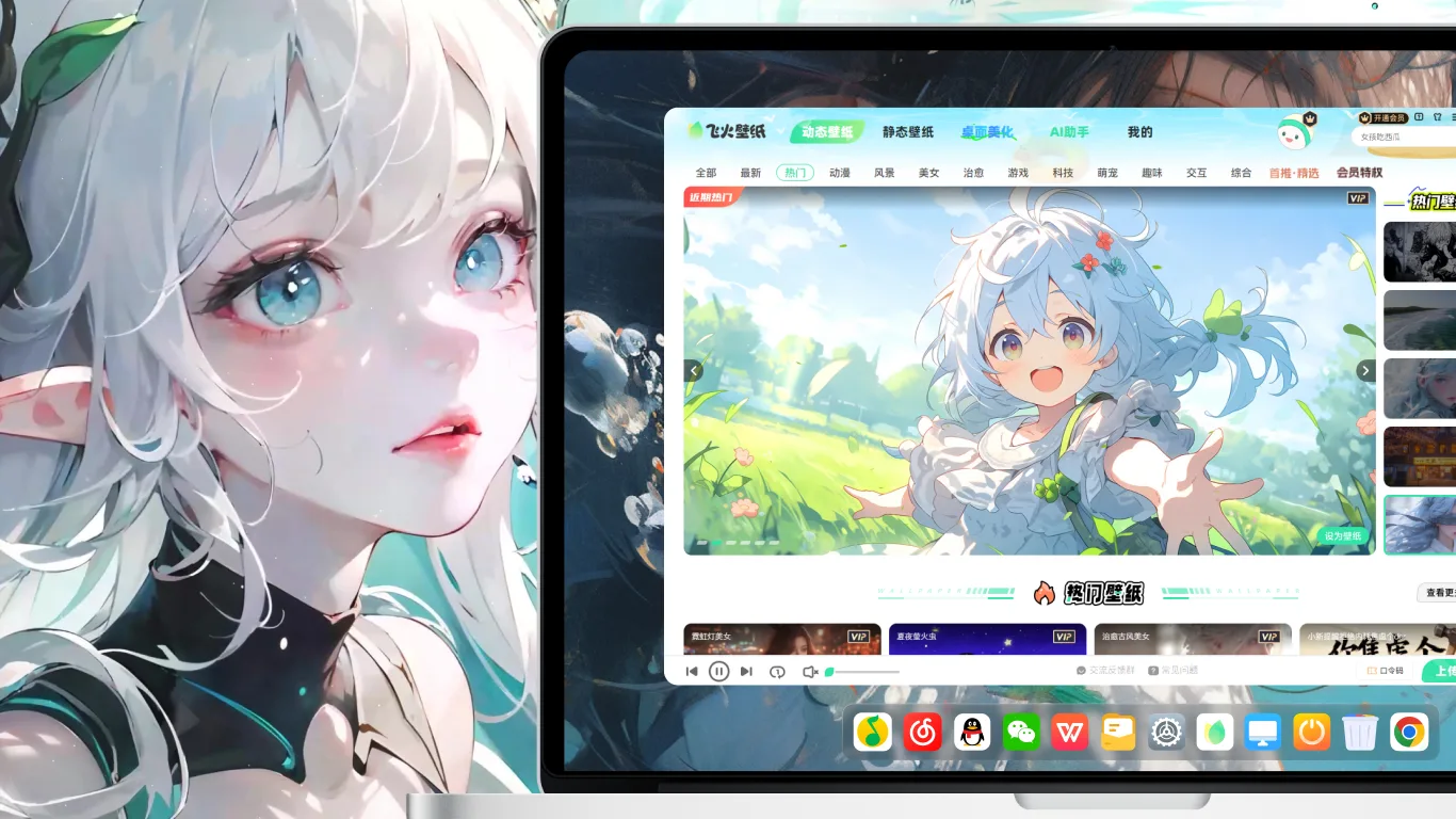 飞火动态壁纸桌面 screenshot 1