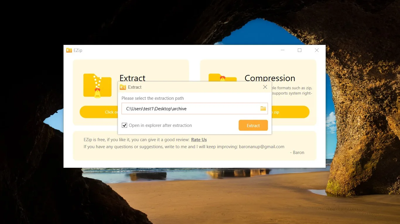 EZip - ZIP & RAR Extractor screenshot 3