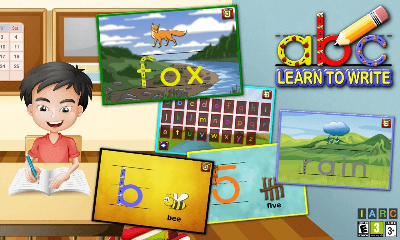 Learn to Write Letters & Numbers screenshot 1