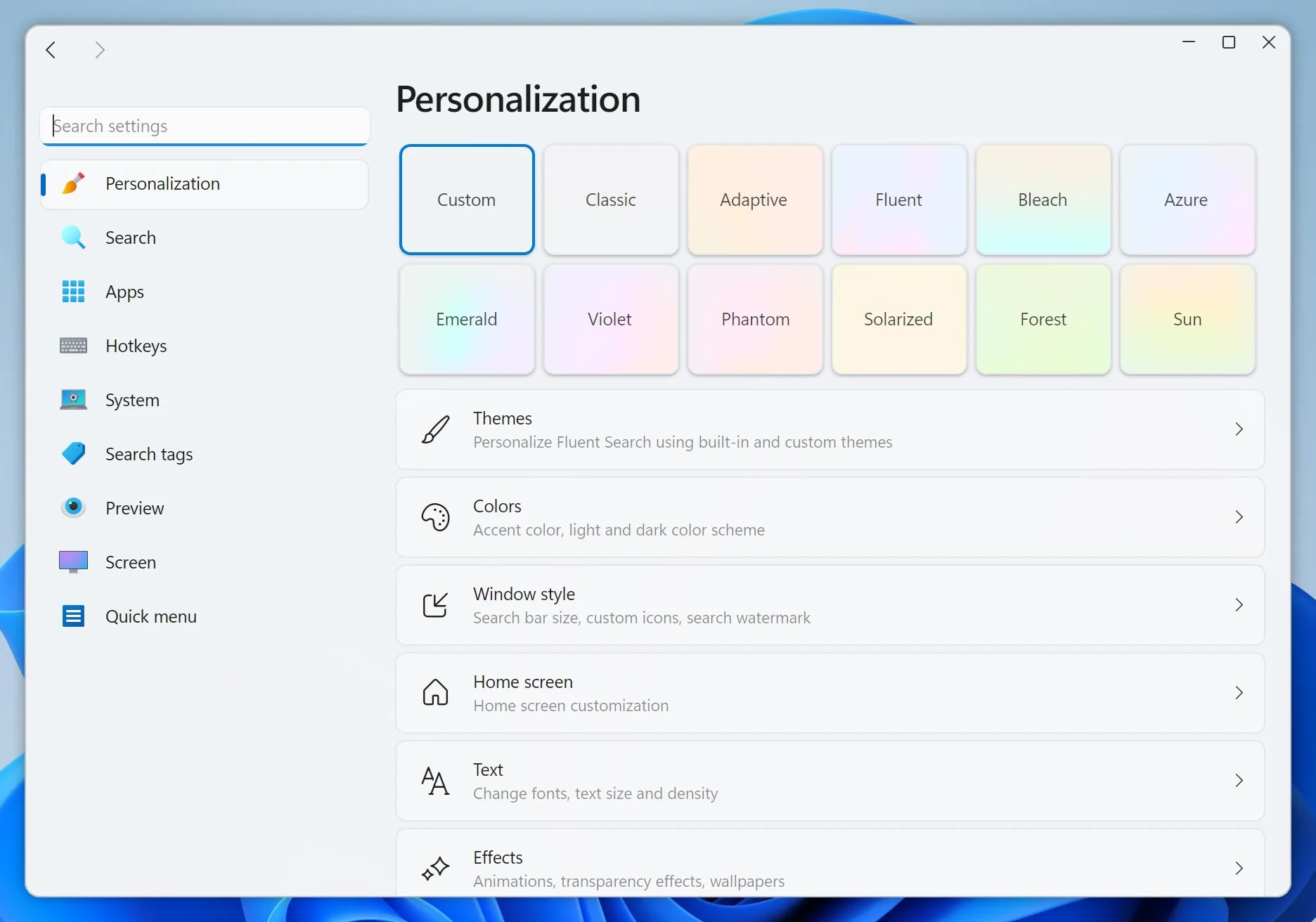 Fluent Search screenshot 3