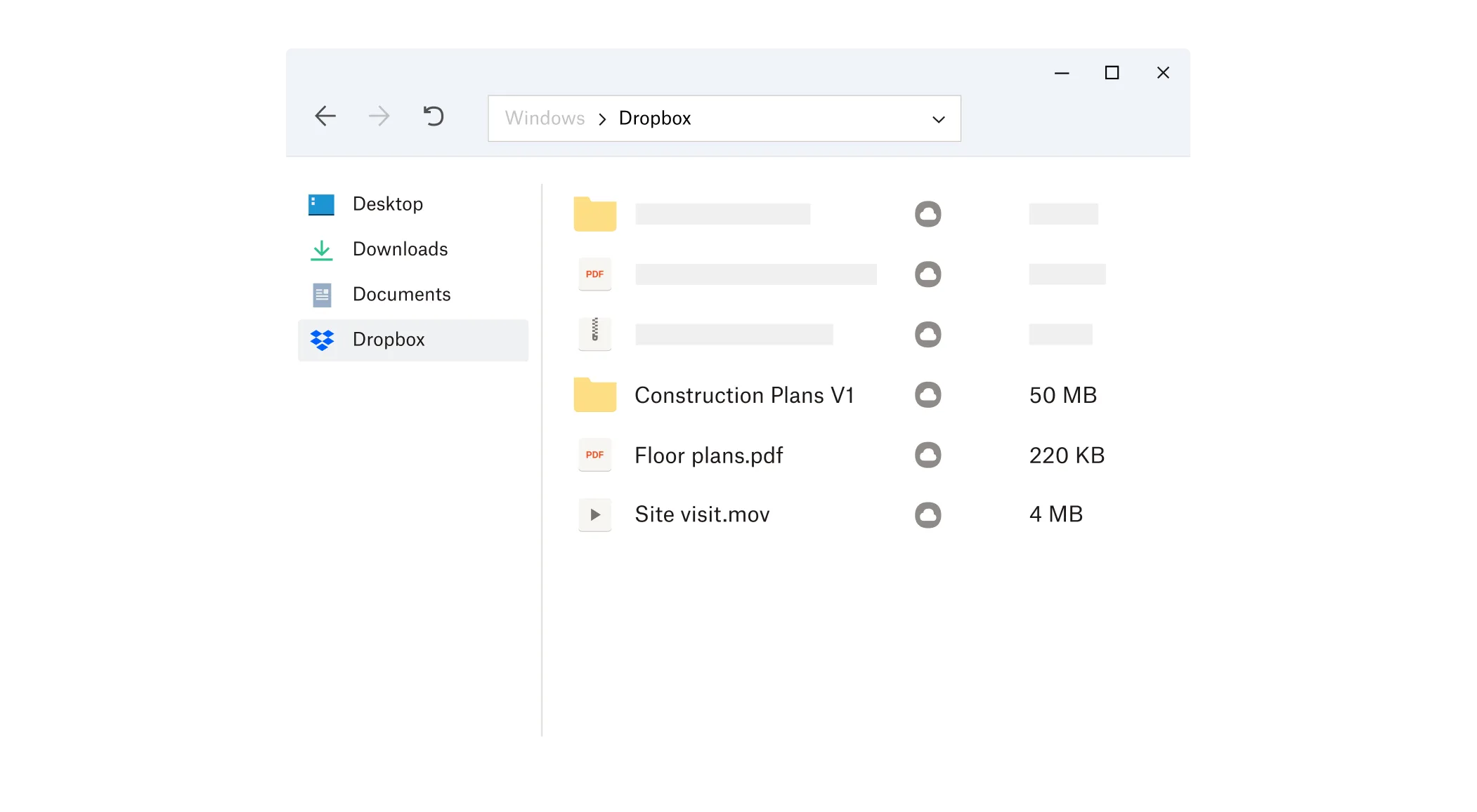 Dropbox screenshot 1