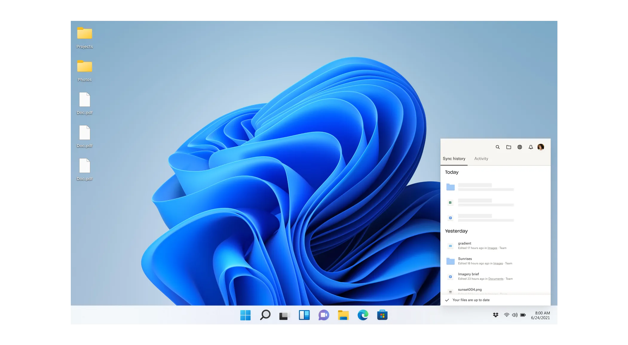 Dropbox screenshot 3