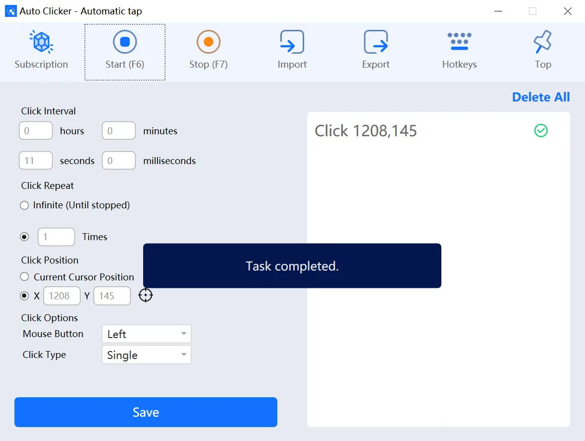 Auto Clicker - Automatic tap screenshot 1