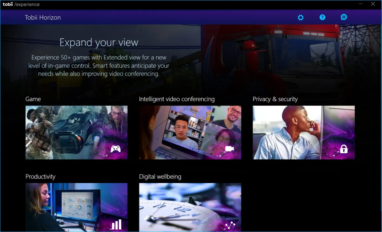 Tobii Experience screenshot 2