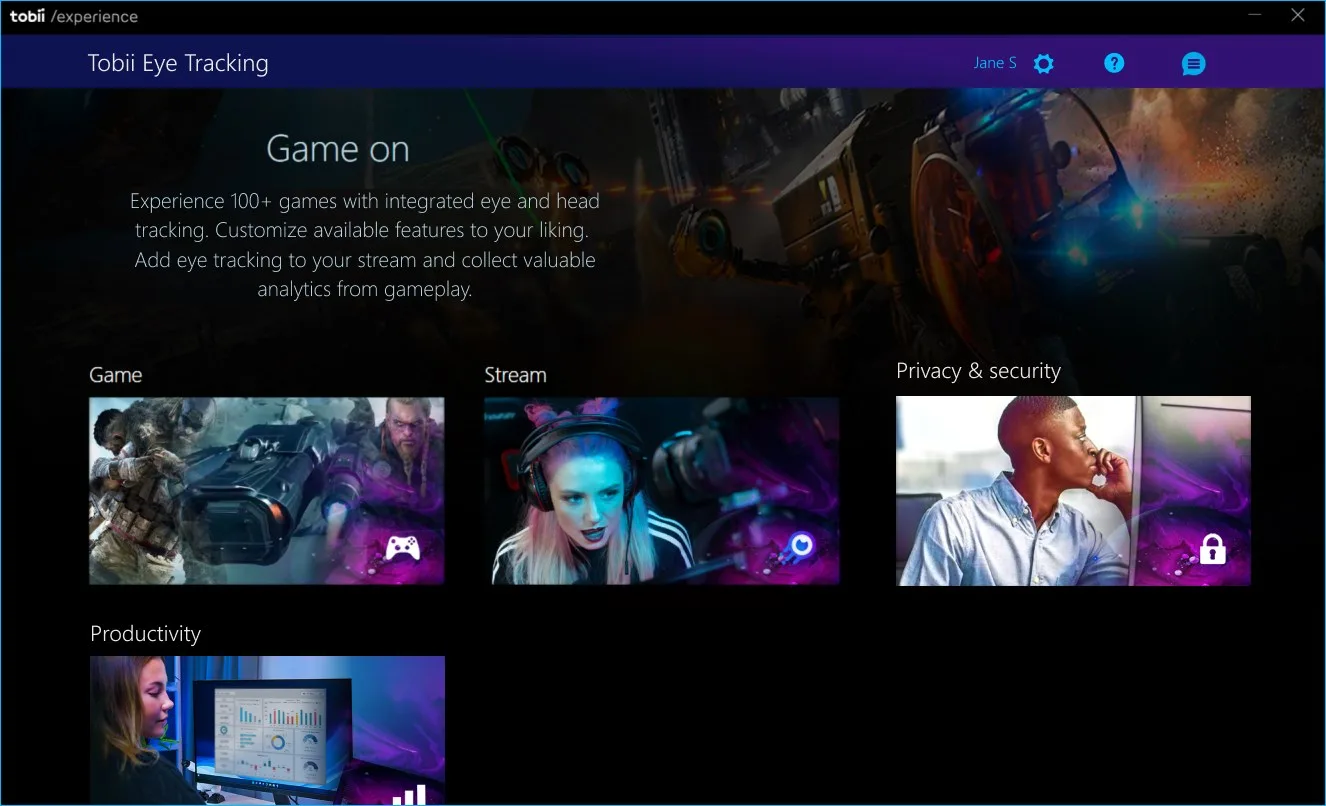 Tobii Experience screenshot 4