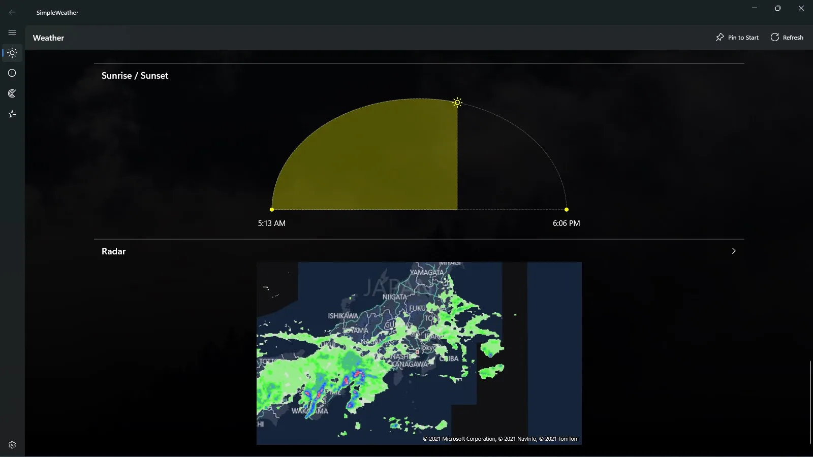 SimpleWeather - A simple weather app screenshot 4