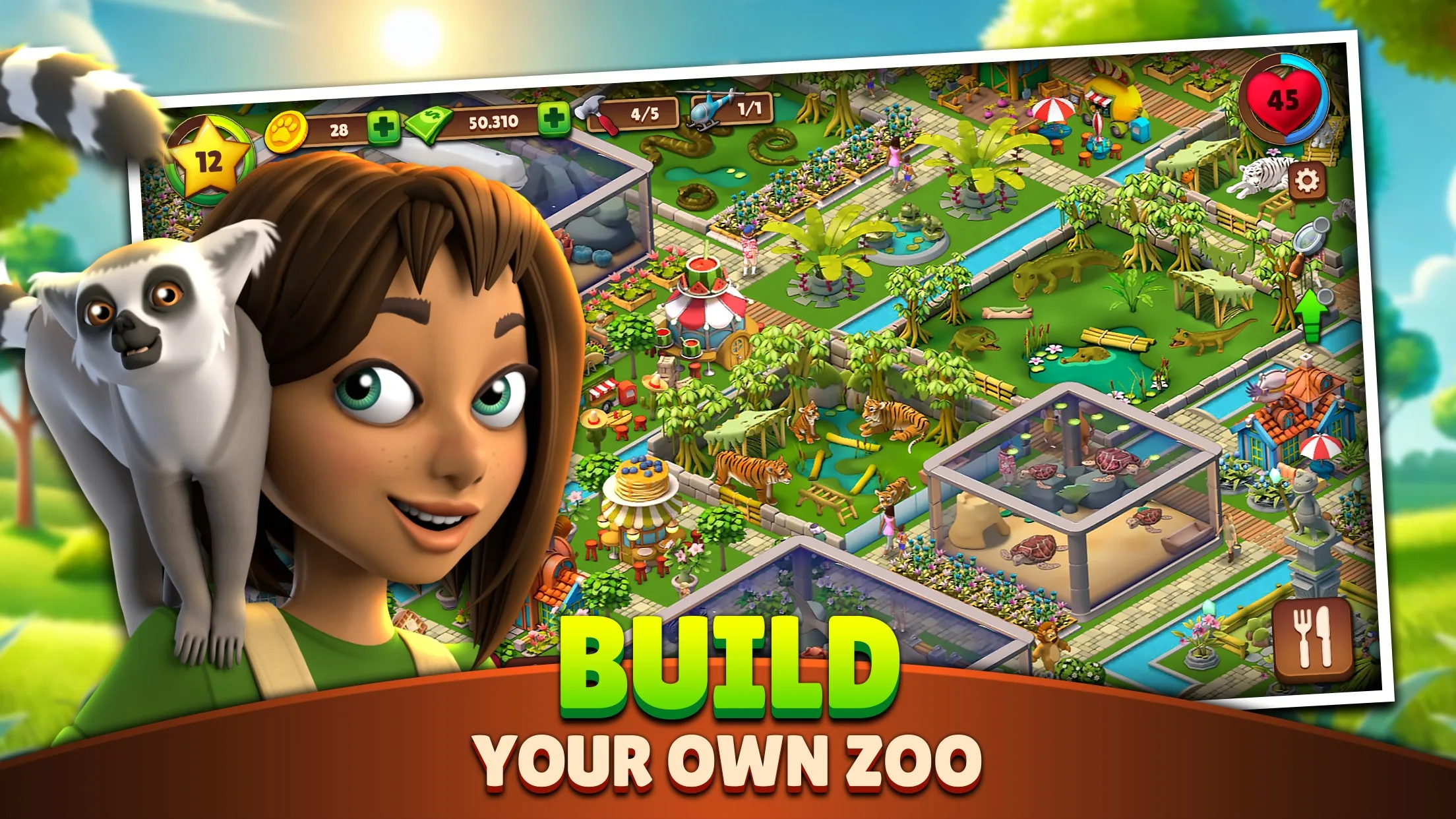 Zoo Life: Animal Park Game screenshot 1