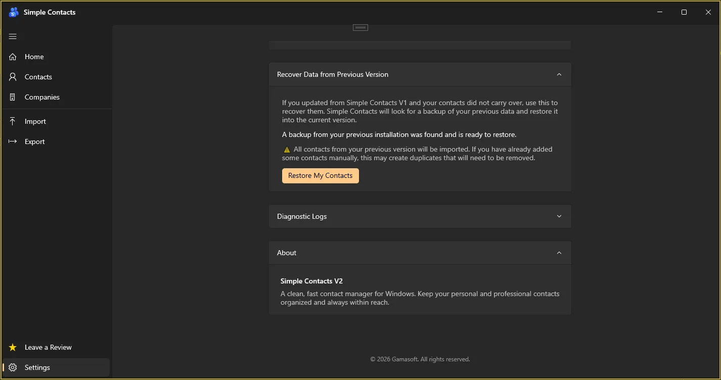 Simple Contacts screenshot 4