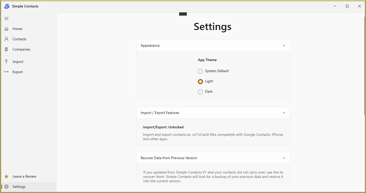 Simple Contacts screenshot 5