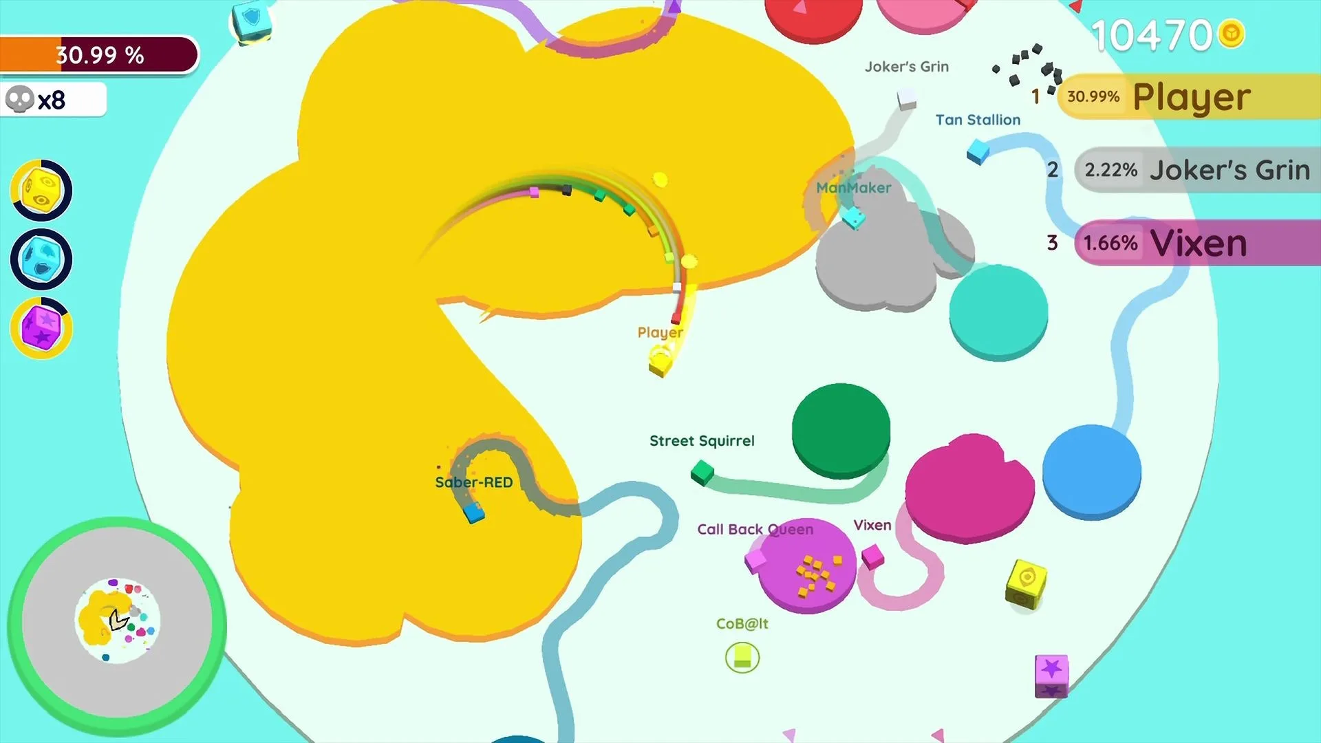 Paper io 2 screenshot 4