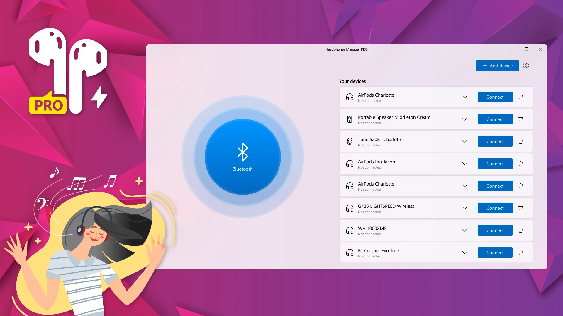 Headphones Manager PRO screenshot 2