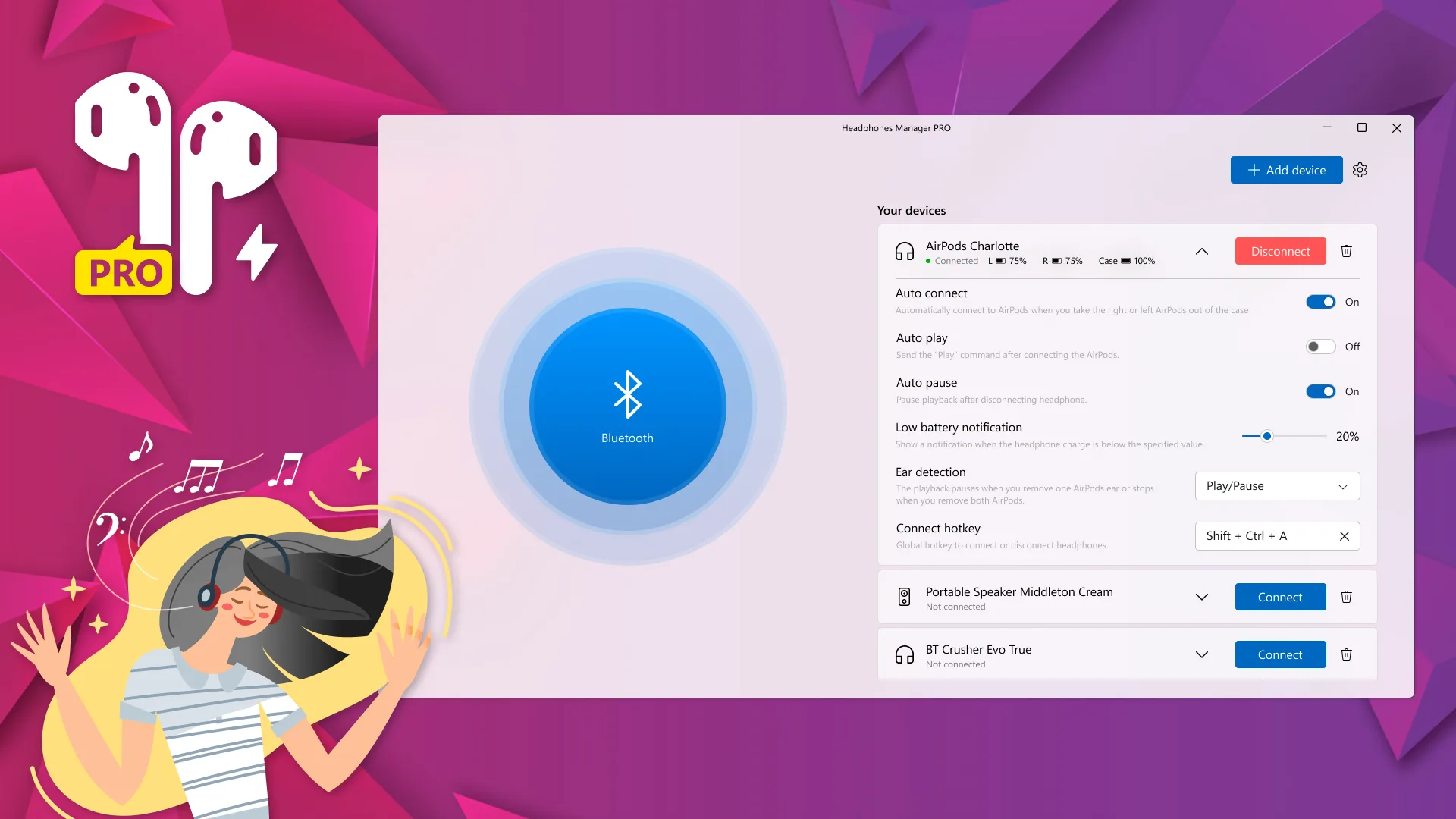 Headphones Manager PRO screenshot 4