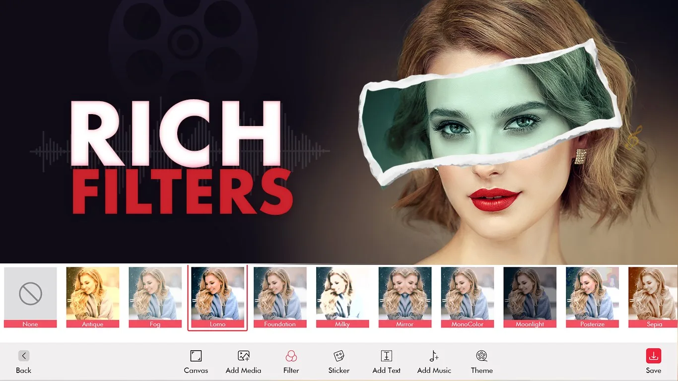 Slideshow Music Video Maker - Photo Video Slideshow screenshot 2