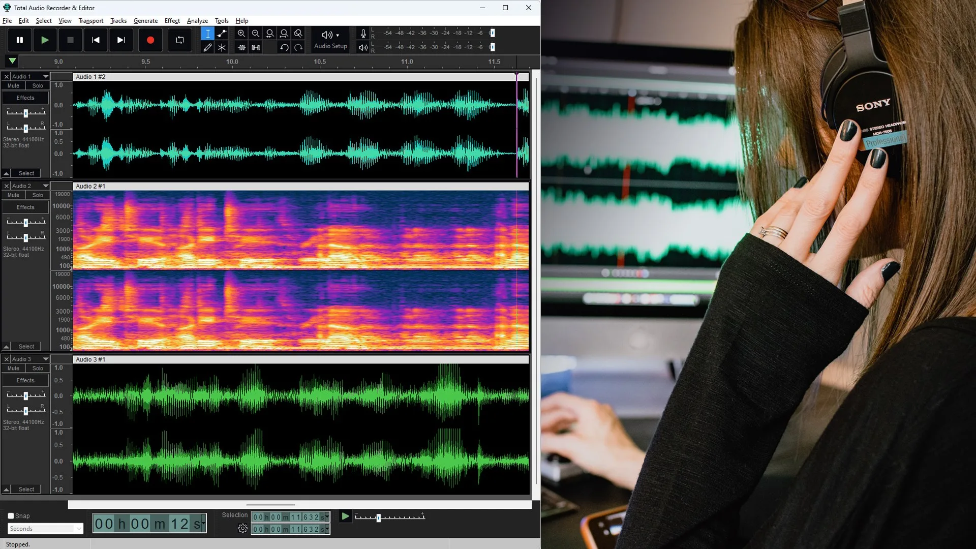 Total Audio Recorder & Editor screenshot 2