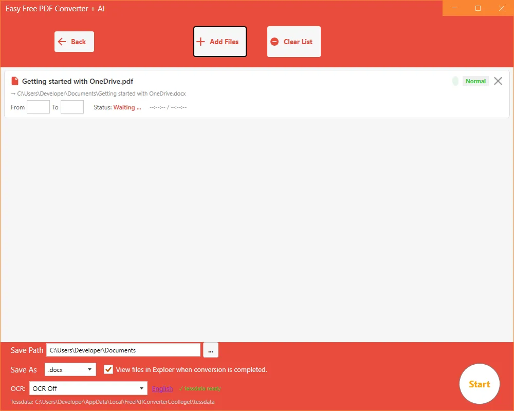 Easy Free PDF Converter + AI screenshot 4