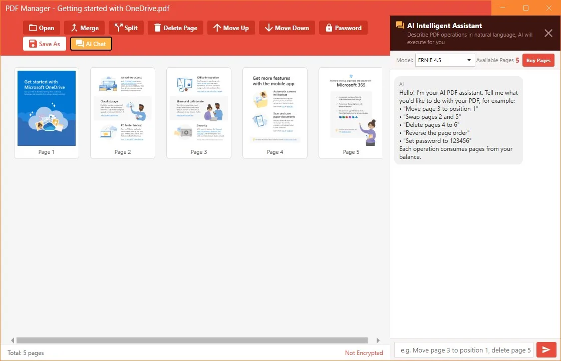 Easy Free PDF Converter + AI screenshot 5