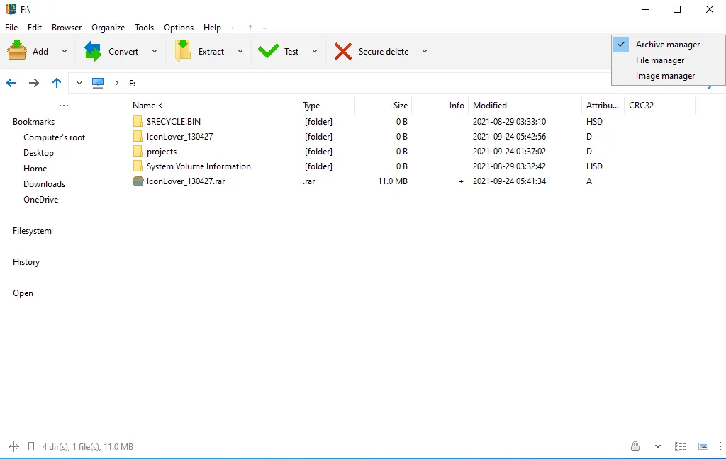 Trine Zip: Rar, Zip and 7Z Extractor screenshot 1