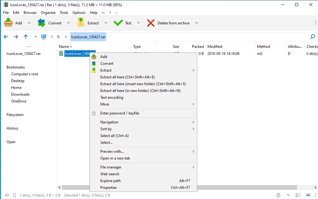 Trine Zip: Rar, Zip and 7Z Extractor screenshot 2