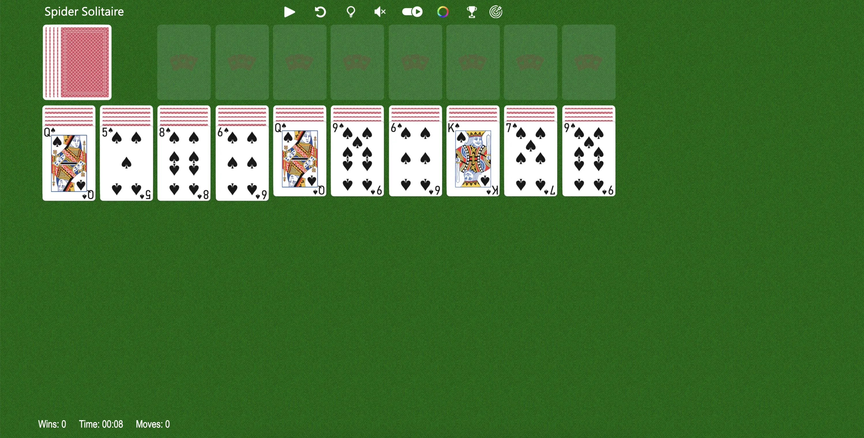 Spider Solitaire Solitairee screenshot 4