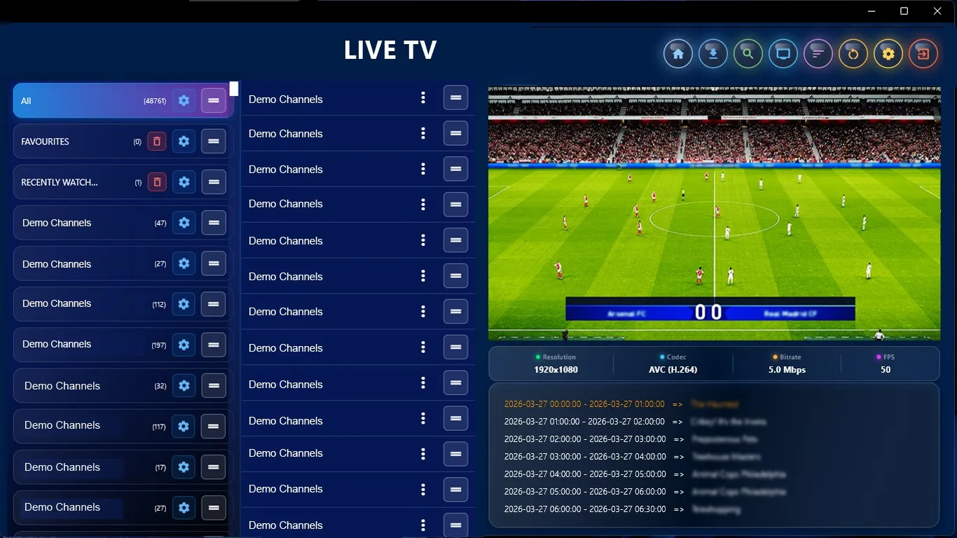 IPTV Smart for Windows - Live TV screenshot 5
