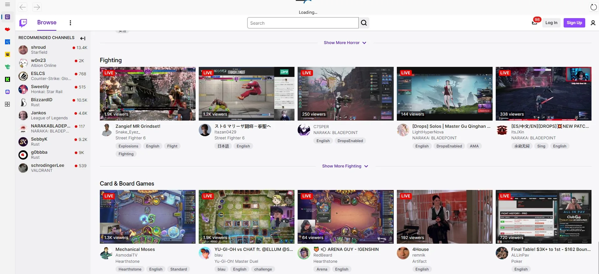 Kitch - game streaming watcher screenshot 2