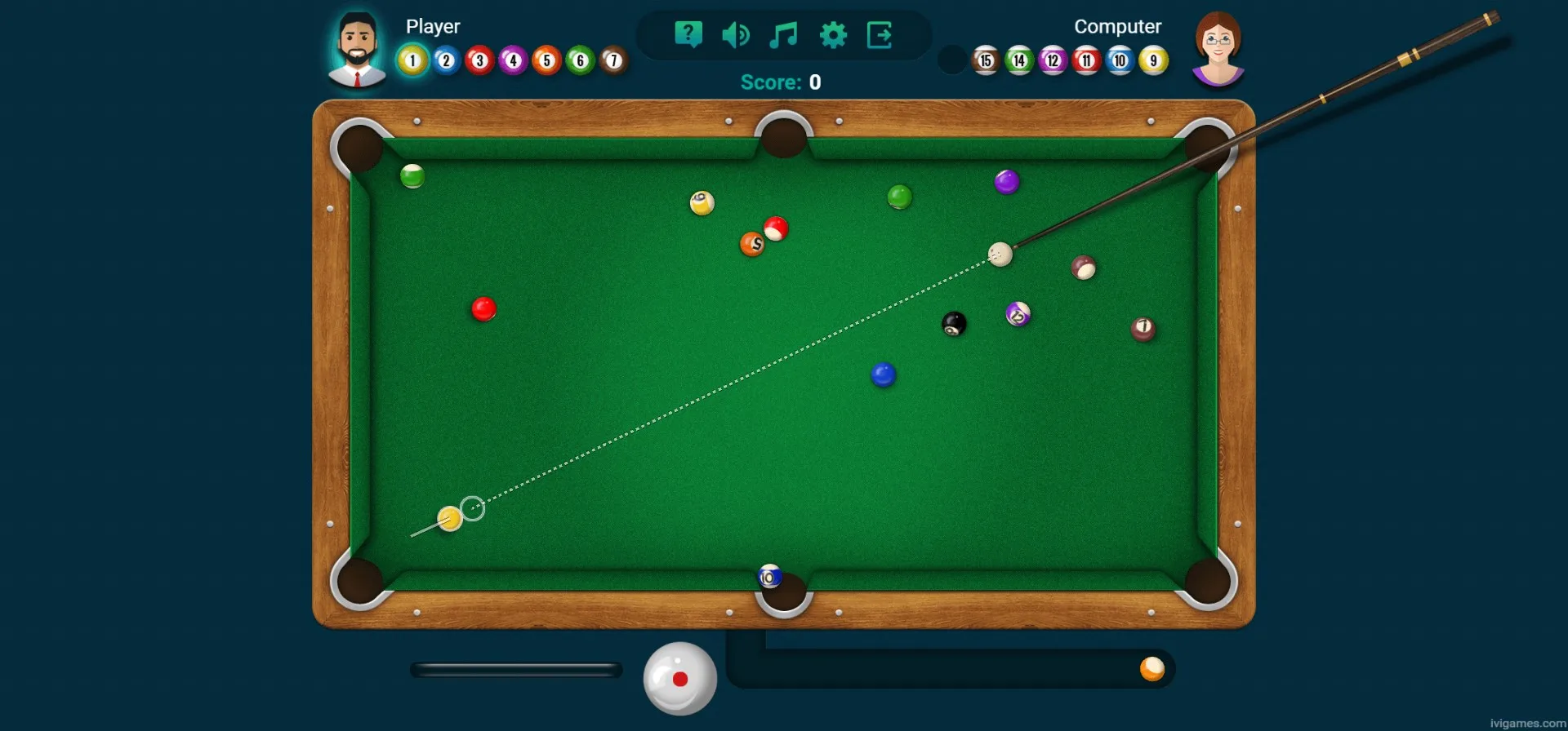 8 Ball Billiards - Super Challenge screenshot 2
