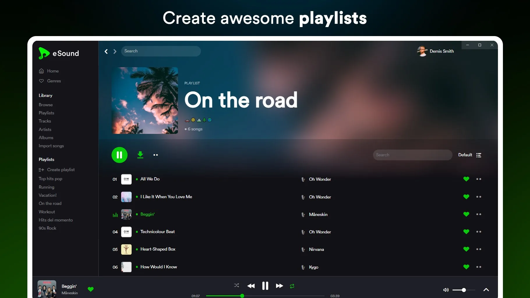eSound Music screenshot 2