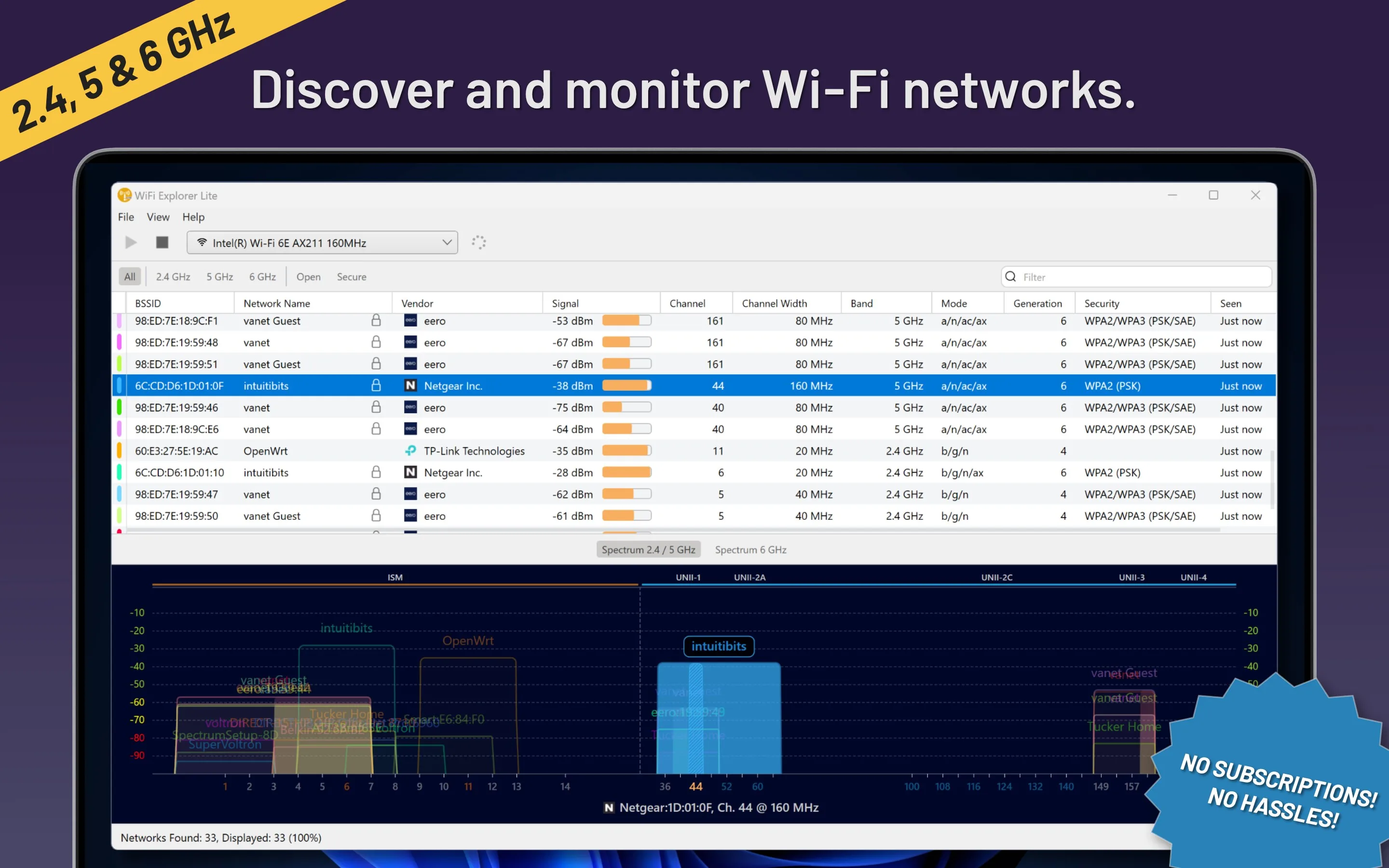 WiFi Explorer Lite screenshot 3