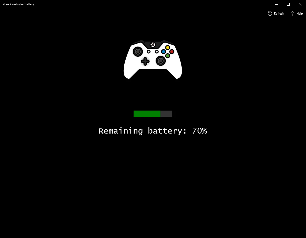 Gamepad Battery Status screenshot 1