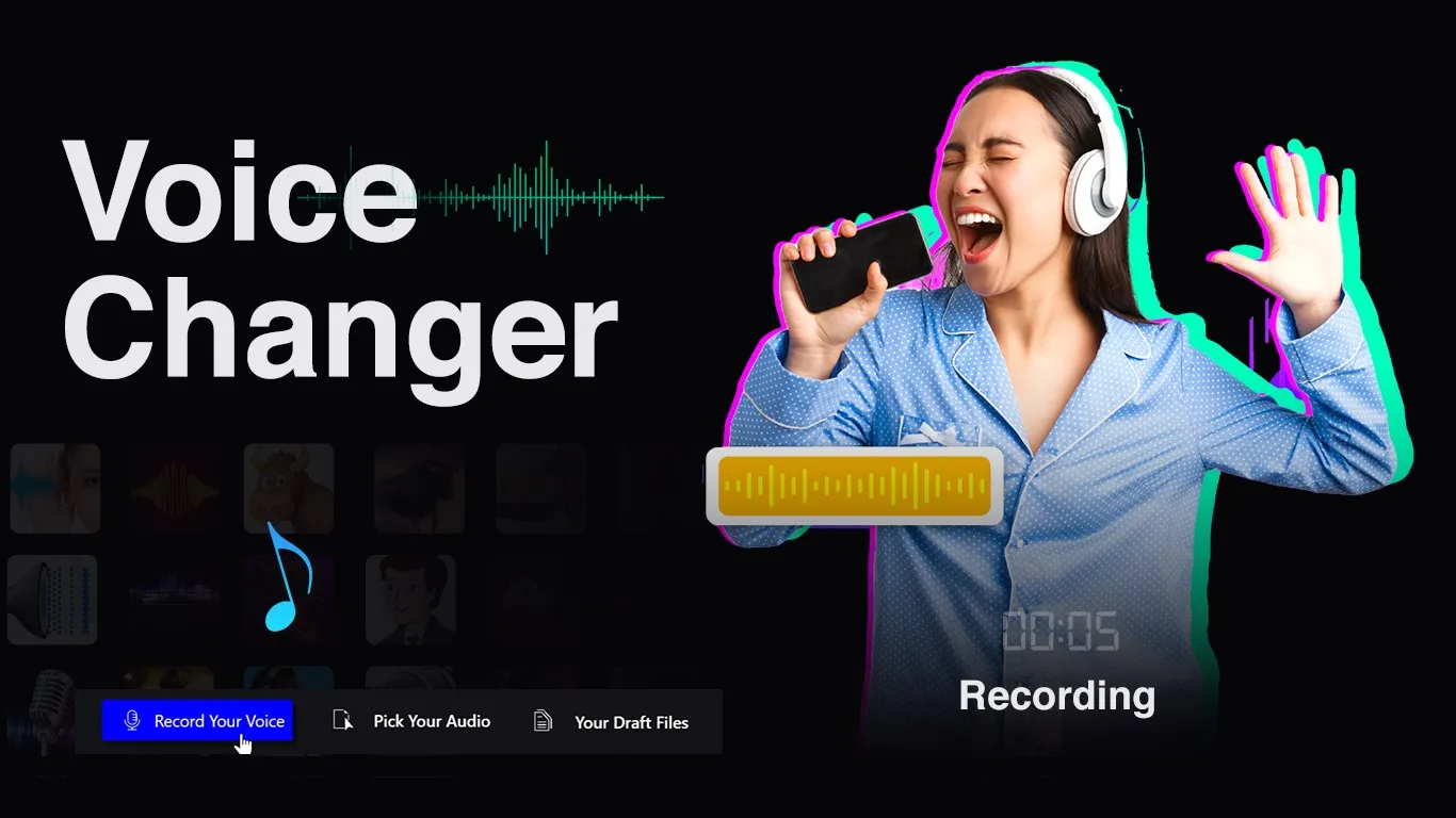 Girls Voice Changer - Audio Effects screenshot 1