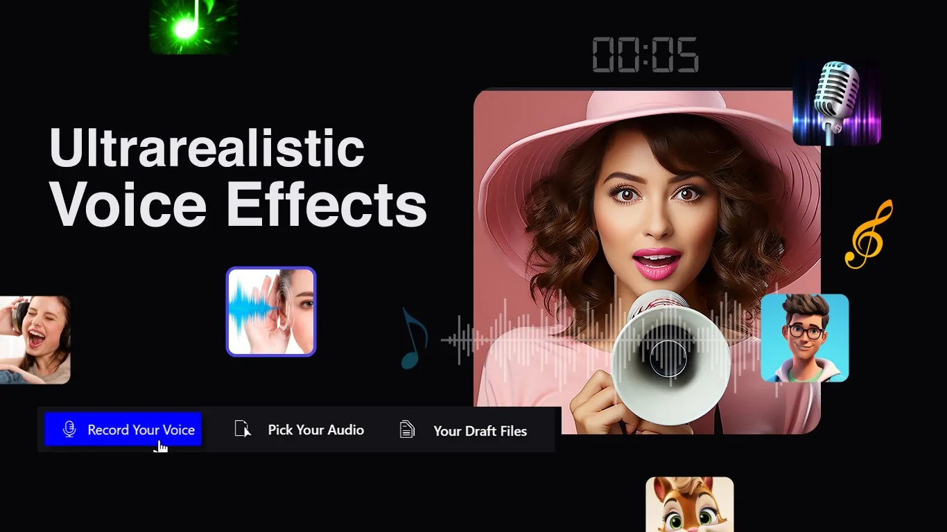 Girls Voice Changer - Audio Effects screenshot 3