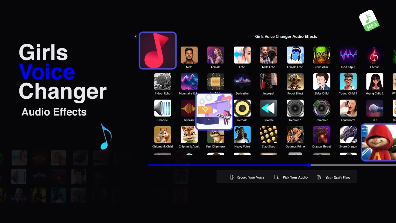 Girls Voice Changer - Audio Effects screenshot 5