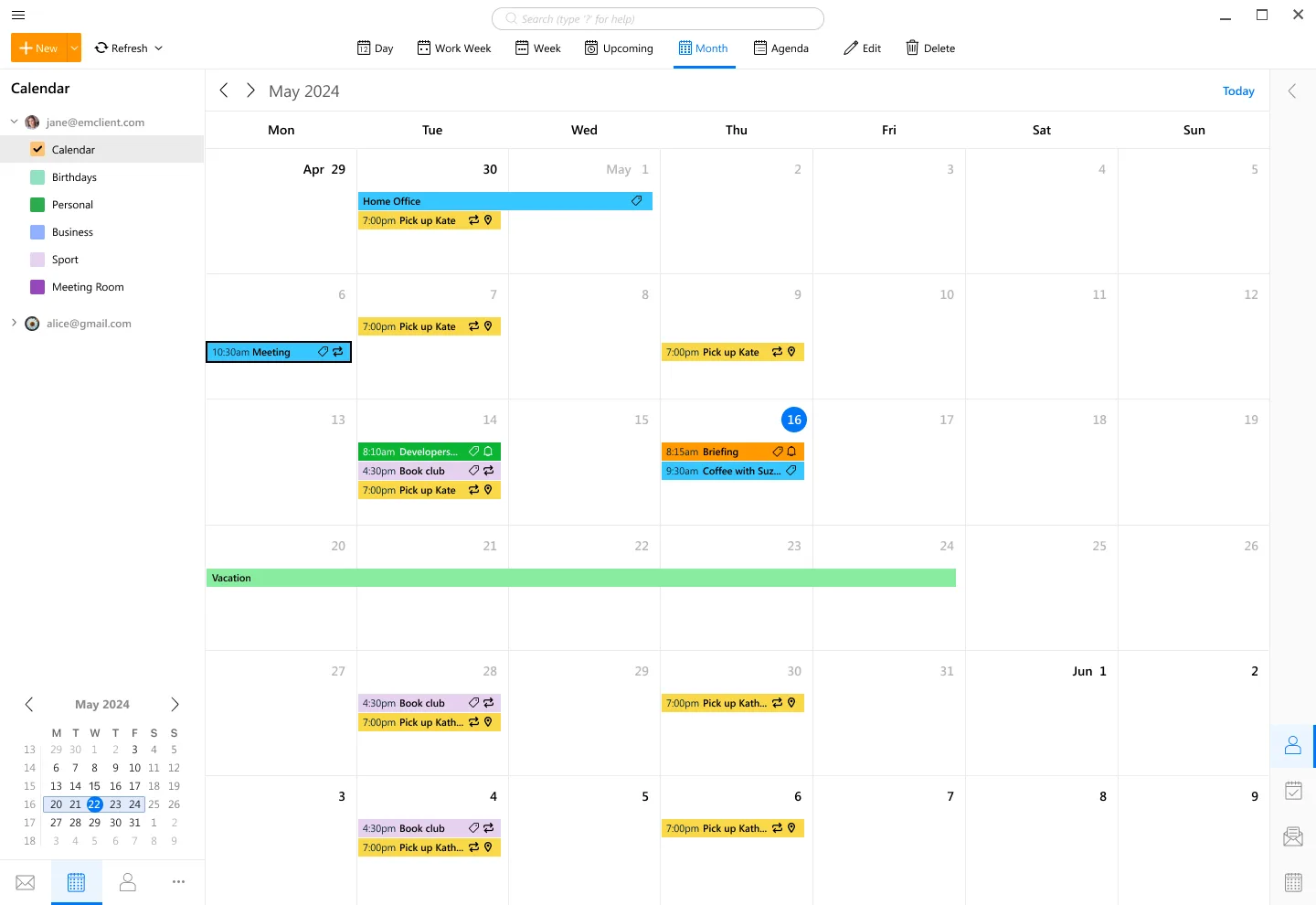 eM Client screenshot 4