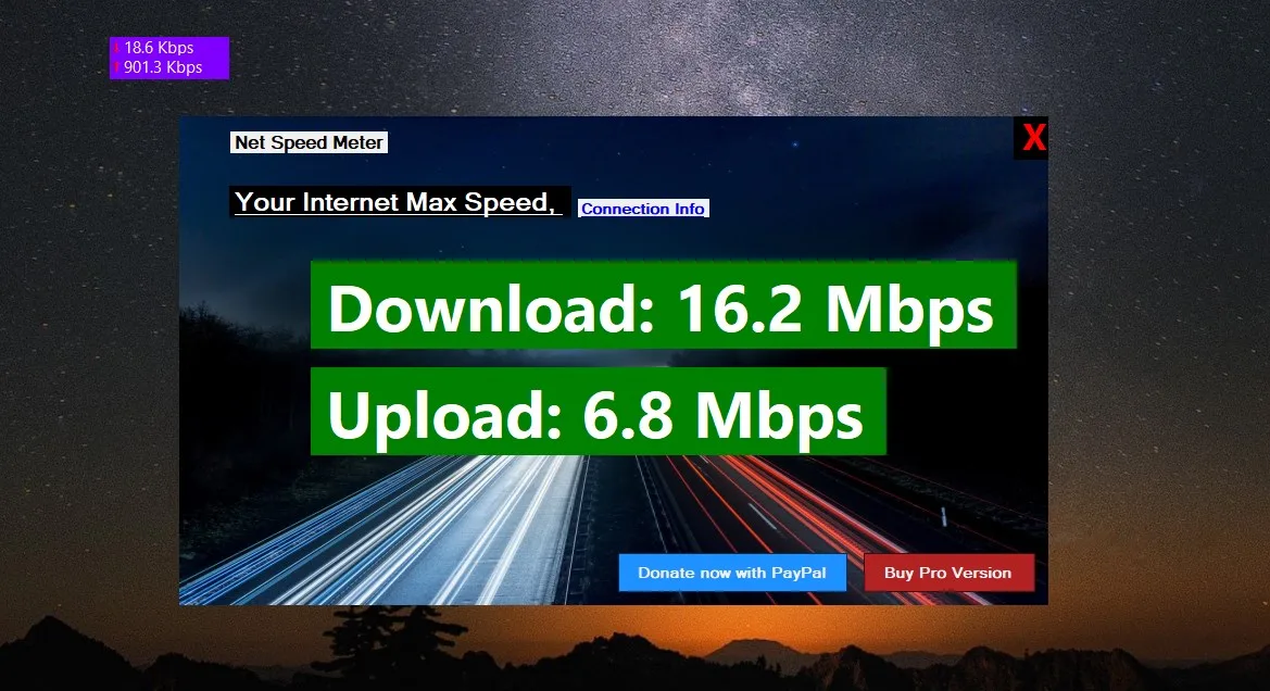 Net Speed Meter screenshot 4