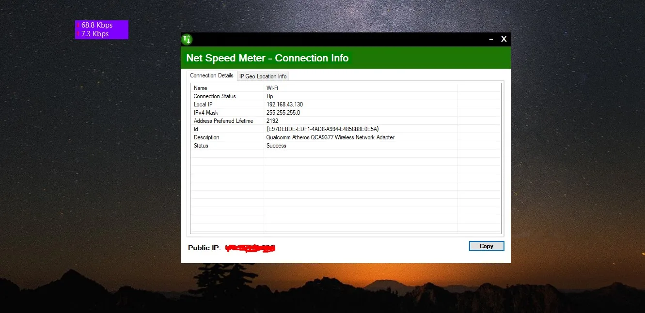Net Speed Meter screenshot 5
