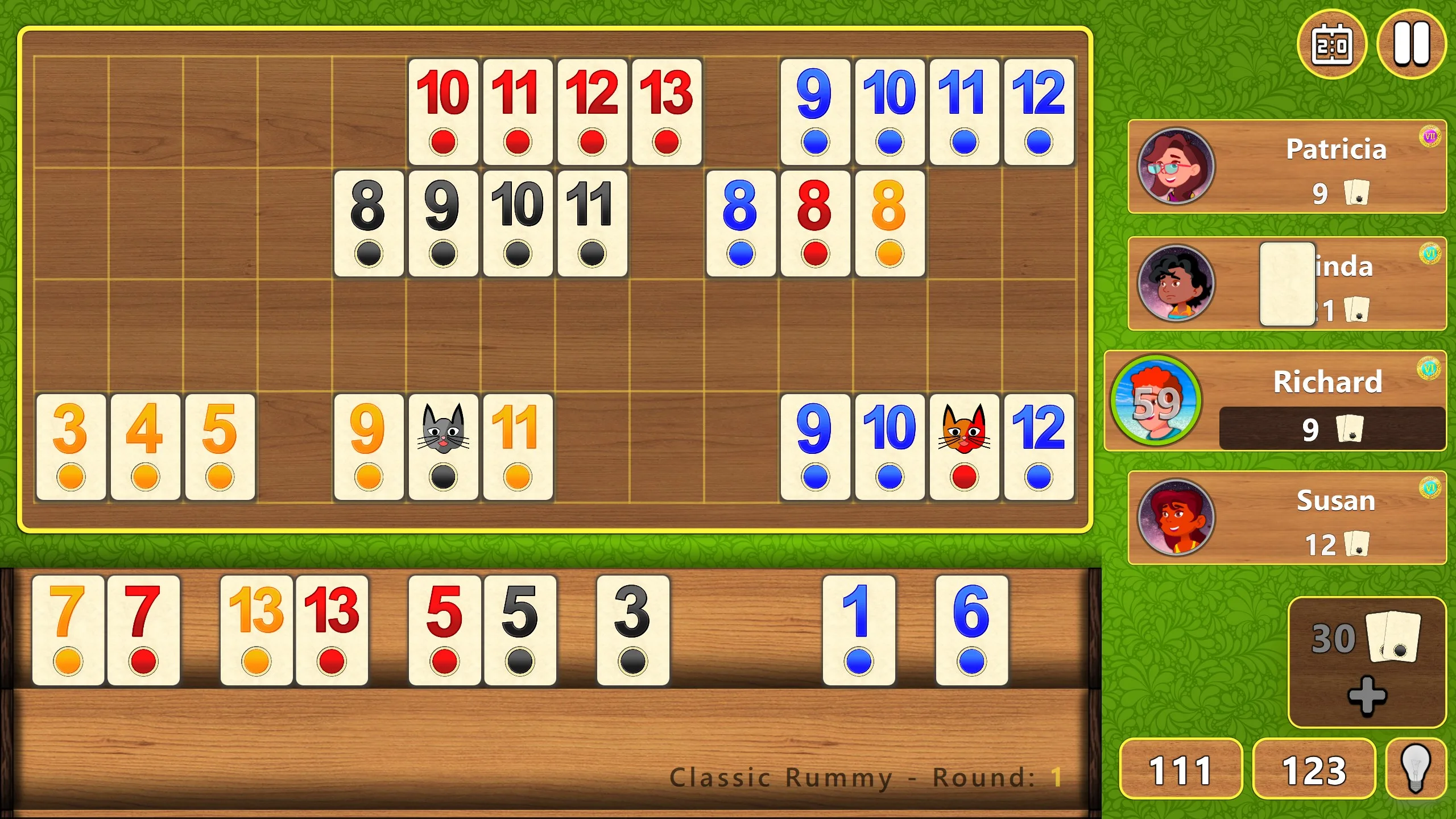 Rummy Board Game screenshot 1