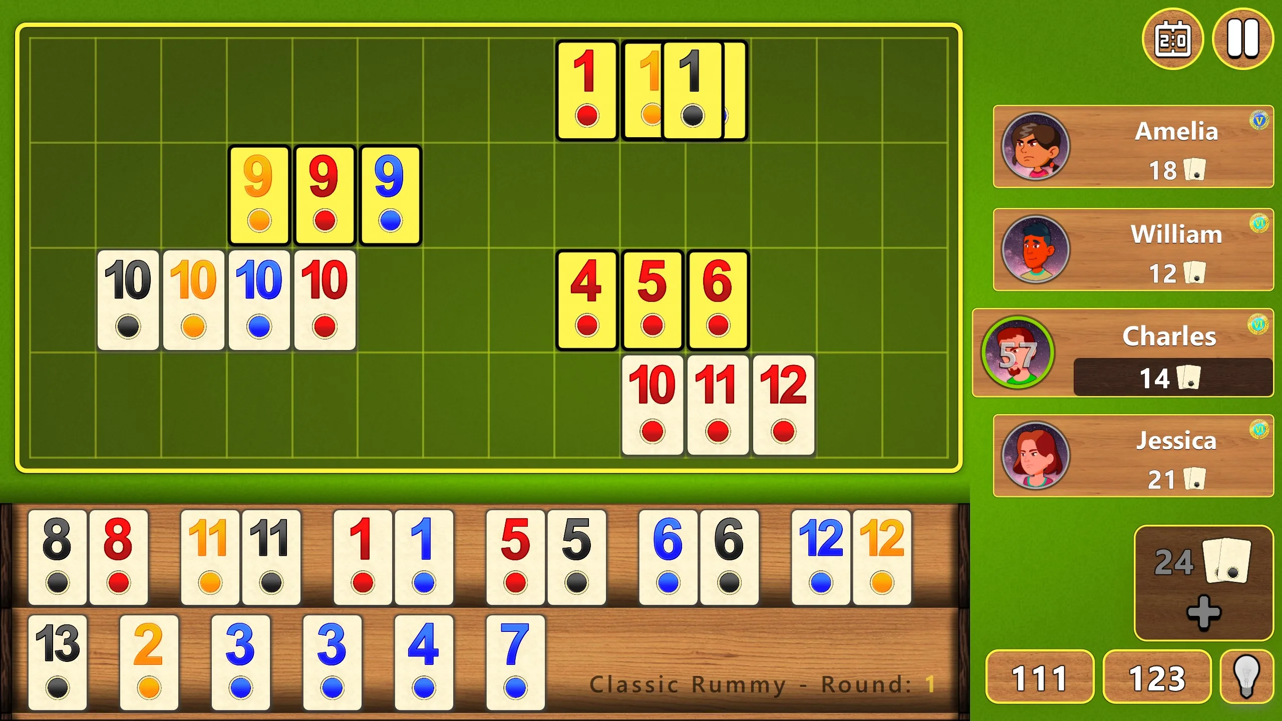 Rummy Board Game screenshot 2